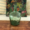 Bouteille décorative en verre moulé vert de 2 litres par Hello Broc brocante en ligne