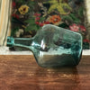 Bouteille bonbonne Viresa en verre moulé vert bleu de 2 litres par Hello Broc brocante en ligne