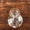 Carafon rond col long en verre soufflé et décor peint main par Hello Broc brocante en ligne