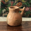Petite poterie kabyle en terre cuite décor uni hauteur 14 cm par Hello Broc brocante en ligne