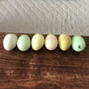 Ensemble de 6 œufs en albâtre couleurs pastel par Hello Broc brocante en ligne