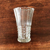 Vase cornet en verre moulé pointe de diamant par Hello Broc brocante en ligne