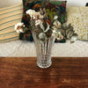 Vase cornet en verre moulé pointe de diamant par Hello Broc brocante en ligne