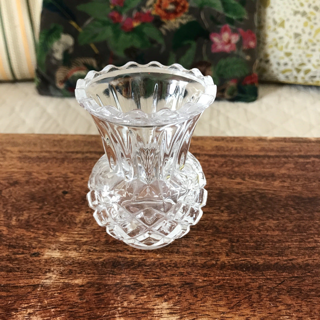 Mini vase en cristal de Flandre 1950 - 1970 par Hello Broc brocante en ligne