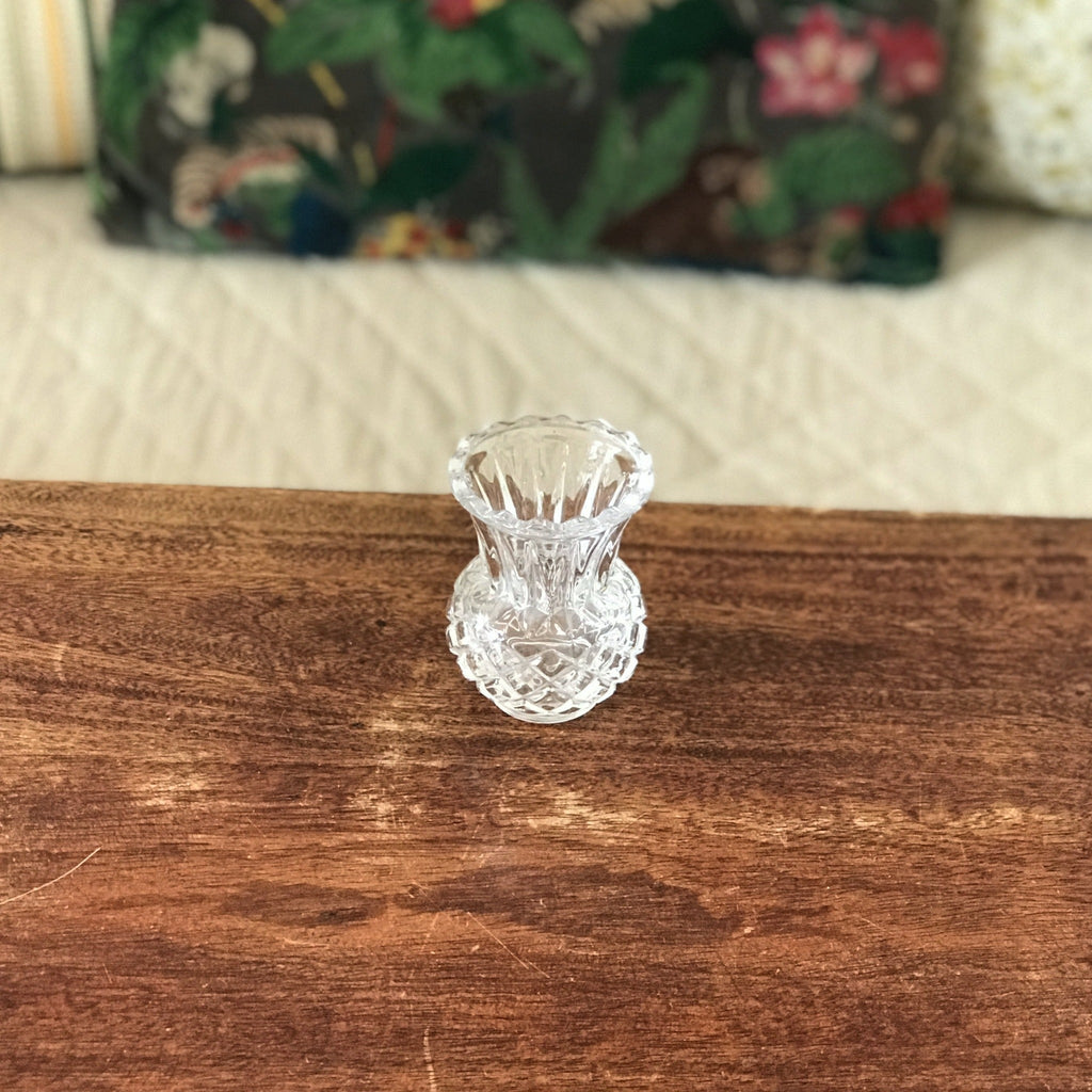 Mini vase en cristal de Flandre 1950 - 1970 par Hello Broc brocante en ligne