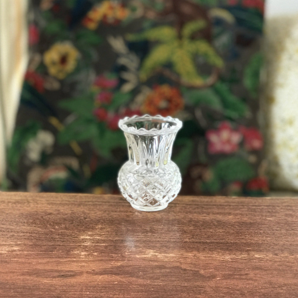 Mini vase en cristal de Flandre 1950 - 1970 par Hello Broc brocante en ligne