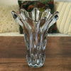 Grand vase en cristal Circa 1950 Art Vannes France dit tête de girafe hauteur 36 cm par Hello Broc brocante en ligne