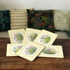 Ensemble de 6 sets de table Clover Leaf illustrations champêtres par Elizabeth Rice par Hello Broc brocante en ligne