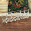 Lot de 6 verres à vin cuit ou blanc années 70 décor gravé grappes contenance de 10 cl par Hello Broc brocante en ligne