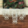 Lot de 8 verres à vin cuit ou blanc années 70 décor gravé grappes contenance 10 cl par Hello Broc brocante en ligne