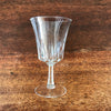 Lot de 6 petits verres à vin cuit sur pied évasés et striés contenance de 8 cl par Hello Broc brocante en ligne