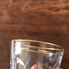 Lot de 6 petits verres à eau vintage liserés doré et paroi facettée par Hello Broc brocante en ligne