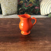 Petite cruche ou grand pot à lait céramique orange Niderviller France par Hello Broc brocante en ligne