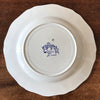 Lot de 6 assiettes plates en faïence de Sarreguemines décor Lancaster bleu