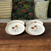 Lot de 4 grandes assiettes plates en grès ADP décor Chardon par Hello Broc brocante en ligne