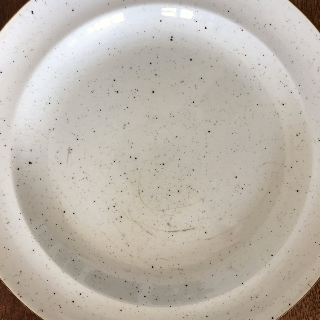 Lot de 4 grandes assiettes en céramique mouchetée anglaise diamètre 25 cm par Hello Broc brocante en ligne