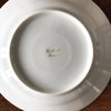 Lot de 5 assiettes creuses en porcelaine blanche de Limoges liserés doré et bleu UML France par Hello Broc brocante en ligne