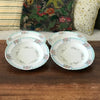 Lot de 4 assiettes creuses en porcelaine de Limoges A. Lanternier décor fleurs, vert et bleu par Hello Broc brocante en ligne