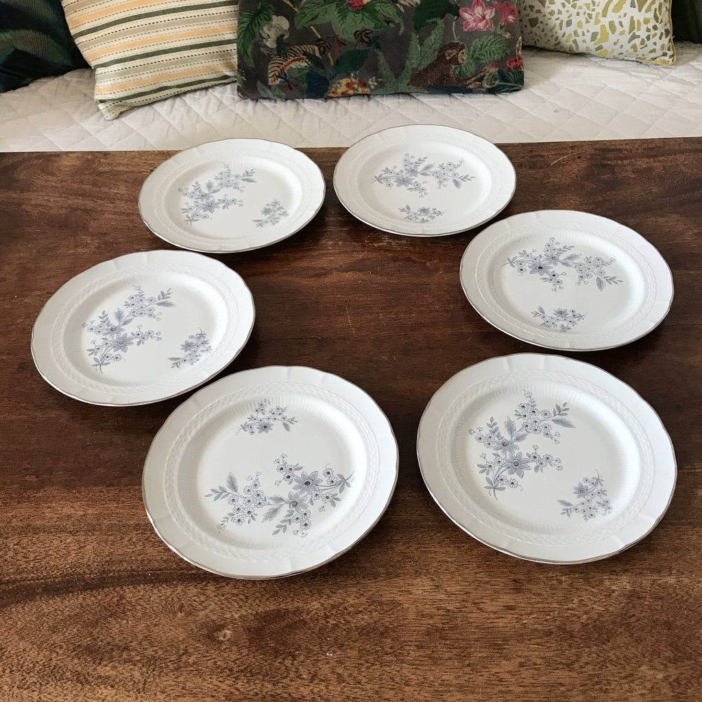 Ensemble de 6 assiettes à dessert Royal Tognana Porcellana d'Italia par Hello Broc brocante en ligne