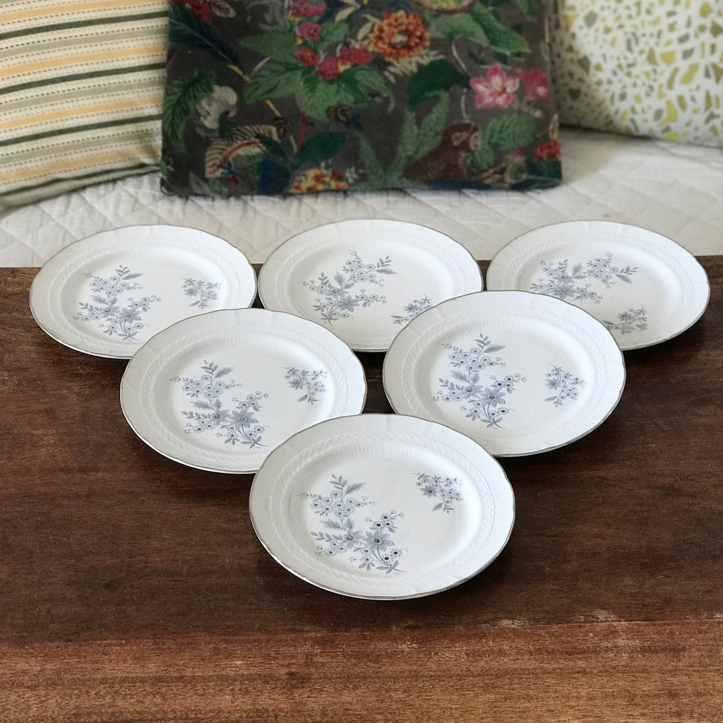 Ensemble de 6 assiettes à dessert Royal Tognana Porcellana d'Italia par Hello Broc brocante en ligne