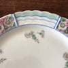 Lot 4 de petites assiettes en porcelaine de Limoges Lanternier décor bleu et fleuri