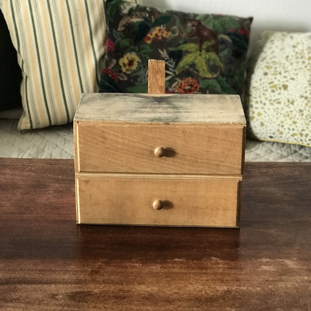 Mini meuble en bois à 2 tiroirs - Hello Broc