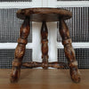 Tabouret bas tripode en bois - Hello Broc