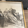 Lithographie d'Honoré Daumier Les Gens de Justice - Une péroraison à la Démosthène - Hello Broc
