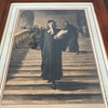 Estampe d'Alfred Prunaire d'après un dessin de H. Daumier L'escalier du palais de justice - Hello Broc