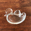 Cendrier zoomorphe canard en verre transparent - Hello Broc