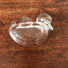 Cendrier zoomorphe canard en verre transparent - Hello Broc