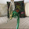 Oiseau vert en verre soufflé de Murano - Hello Broc