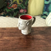 Mug décoratif anthropomorphe en céramique lave de Francis Triay - Hello Broc