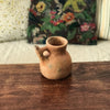 Petite poterie kabyle en terre cuite décor uni hauteur 14 cm - Hello Broc