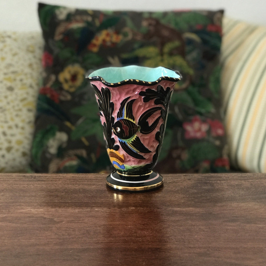 Vase en céramique de Monaco Cerdazur 1979 - Hello Broc brocante en ligne