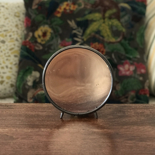Petit miroir rond grossissant diamètre de 14 cm par Hello Broc brocante en ligne
