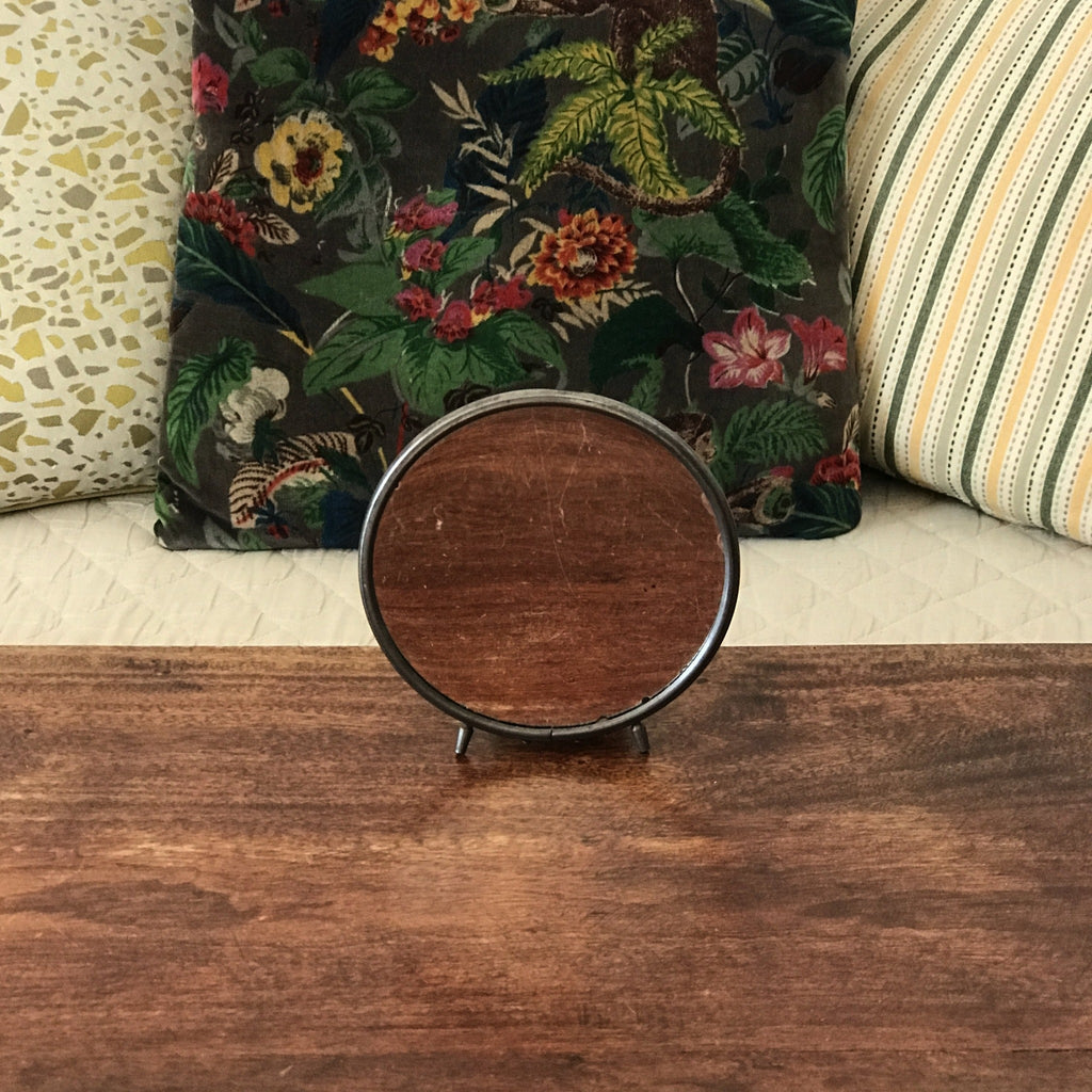 Petit miroir rond grossissant diamètre de 14 cm par Hello Broc brocante en ligne