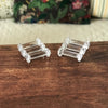 Lot de 6 porte-couteau en verre moulé transparent - 2 lots en stock - Hello Broc