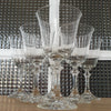 Ensemble de 6 grands verres à eau ou à vin en cristal moulé Royal Bavarian Crystal 18 cm haut - Hello Broc