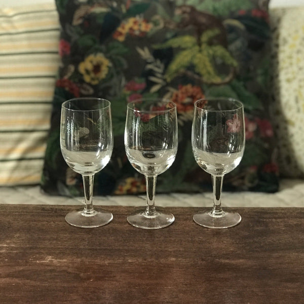 Lot de 3 verres à vin en cristal de Bohème - Hello Broc