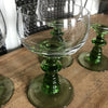 Lot de 4 verres à vin d'Alsace ou Allemagne en cristal bicolore - Hello Broc