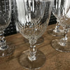 Lot de 5 verres à vin cuit ou à porto en cristal de Baccarat modèle Richelieu jambe balustre - Hello Broc