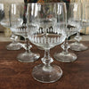 Lot de 6 verres à vin ou à eau en cristal taillé - 2 lots en stock - Hello Broc