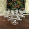 Lot de 6 coupes à champagne en cristal moulé par Hello Broc brocante en ligne