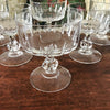 Lot de 6 coupes à champagne en cristal moulé par Hello Broc brocante en ligne