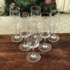 Lot de 6 flûtes à champagne en cristal gravé motif fleurs - Hello Broc