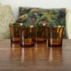 Lot de 4 verres Duralex en verre moulé ambré - 2 lots en stock - Hello Broc