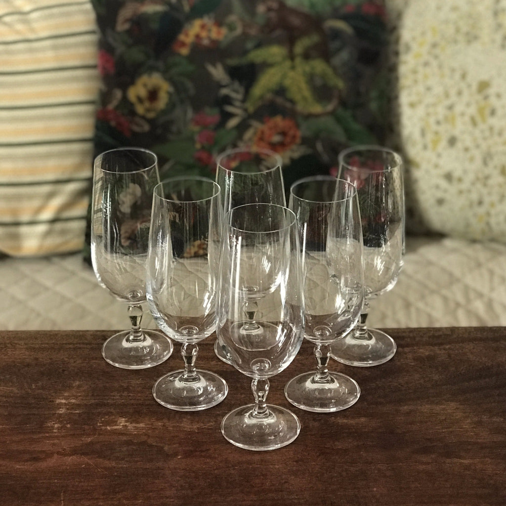 Lot de 6 verres à bière, à cocktail ou à jus en cristal - Hello Broc