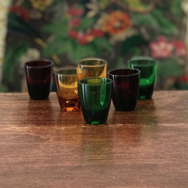 Lot de 6 verres à shooter multicolores - Hello Broc