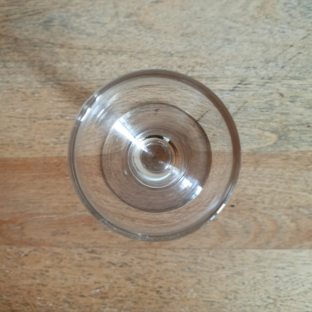 Lot de 5 mini verres à liqueur sur pied en verre soufflé mini ballon Circa 1920 contenance de 1 cl - Hello Broc brocante en ligne